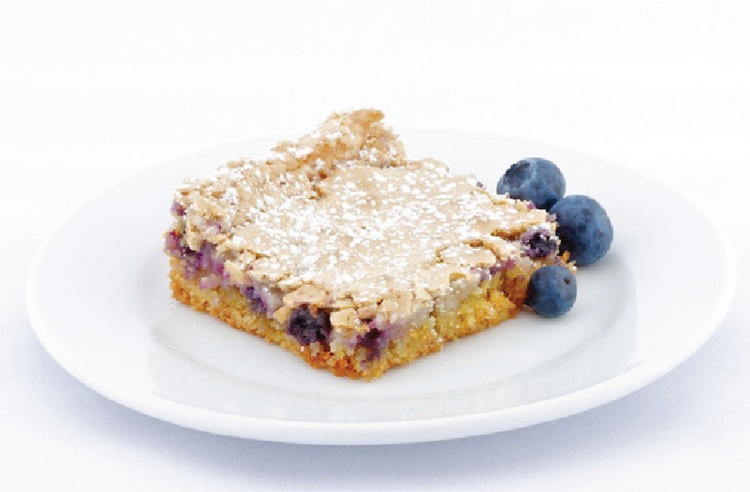 Blueberry Gooey Butter Cake - Park Avenue Coffee