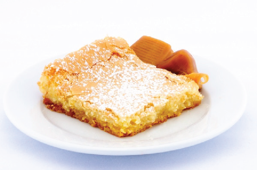 Caramel Gooey Butter Cake - Park Avenue Coffee