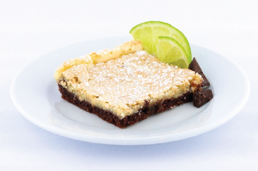 Chocolate Key Lime Gooey Butter Cake - Park Avenue Coffee