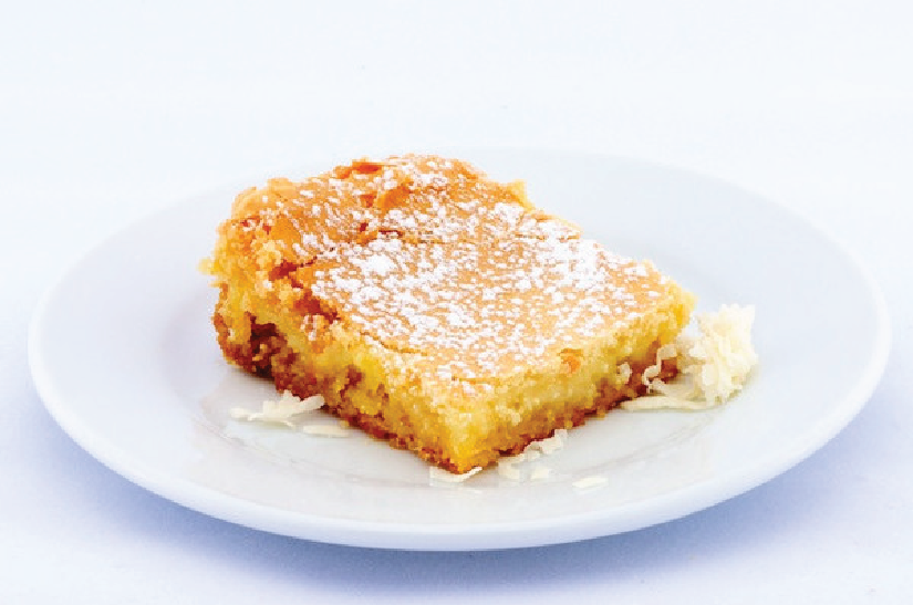 Coconut Gooey Butter Cake - Park Avenue Coffee