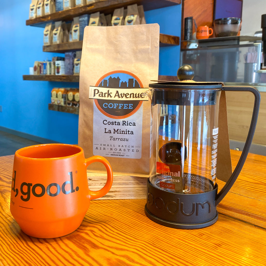 French Press Gift Set - Park Avenue Coffee