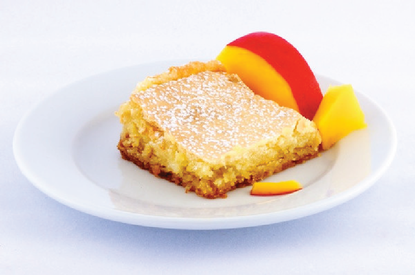 Mango Gooey Butter Cake - Park Avenue Coffee