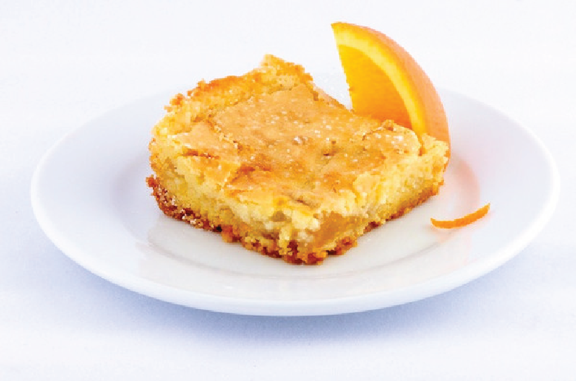 Orange Gooey Butter Cake - Park Avenue Coffee