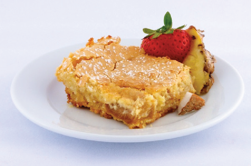 Piña Colada Gooey Butter Cake - Park Avenue Coffee