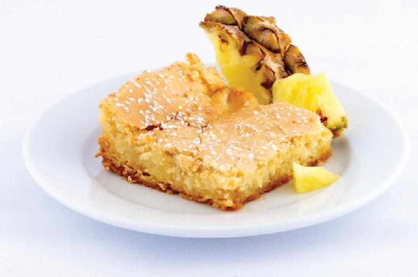 Pineapple Gooey Butter Cake - Park Avenue Coffee